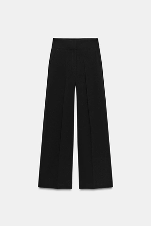 Широкие брюки с высокой посадкой- Заказать в России