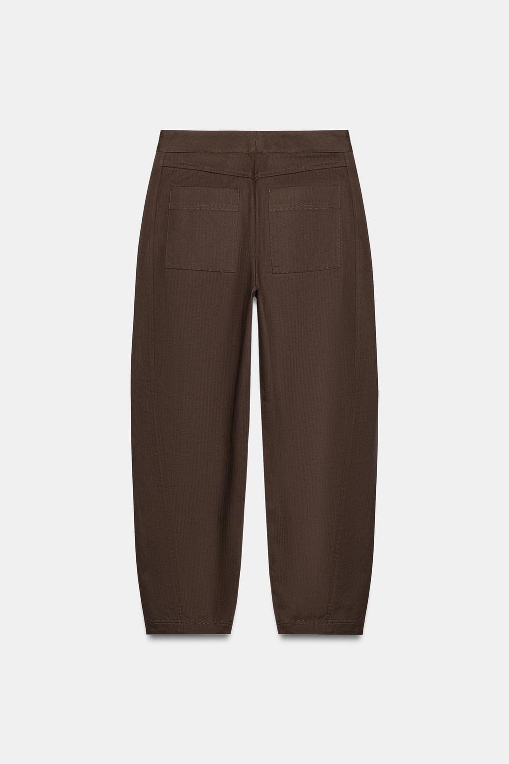 БРЮКИ BARREL В ЕЛОЧКУ