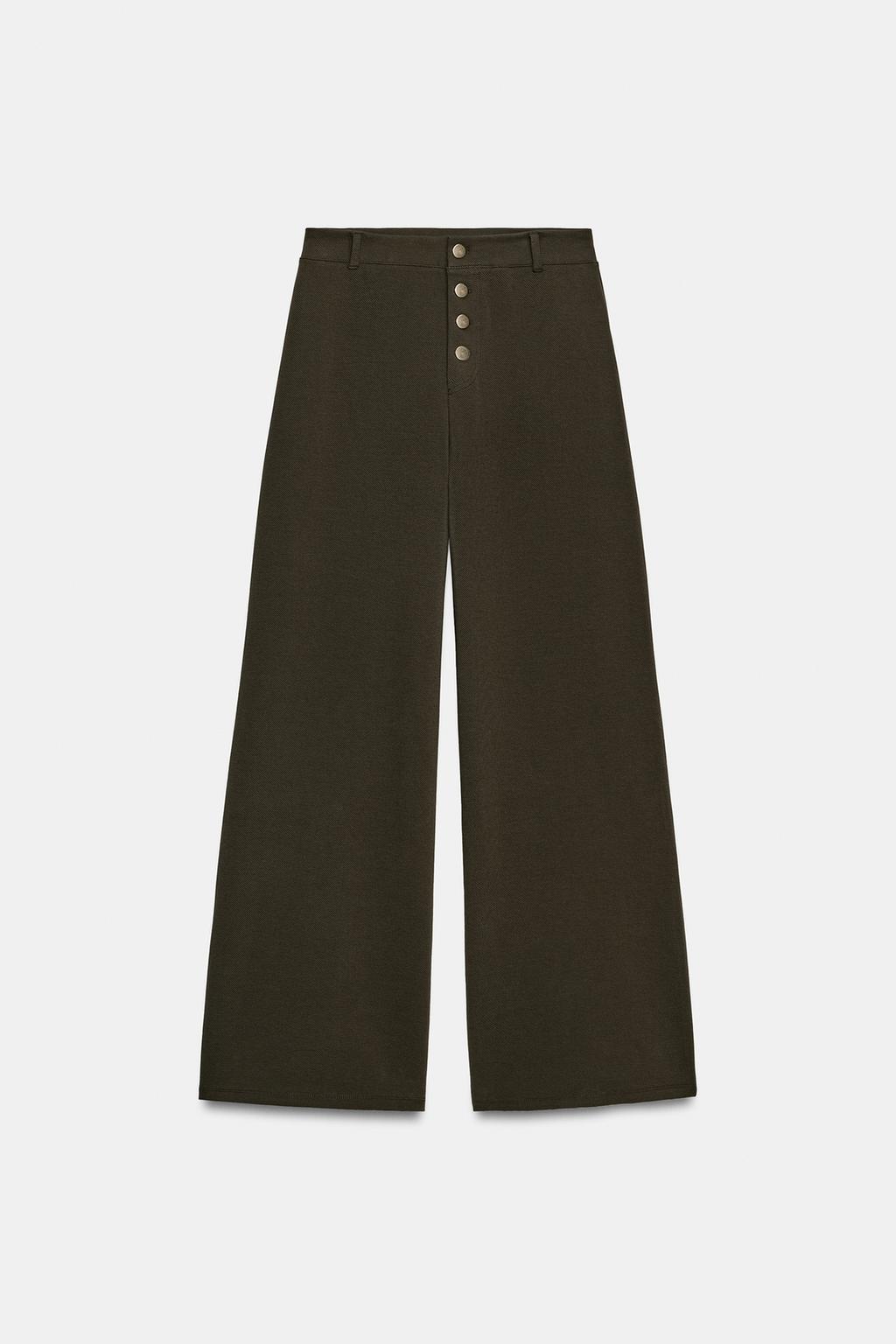 ПРЯМЫЕ БРЮКИ С ПУГОВИЦАМИ