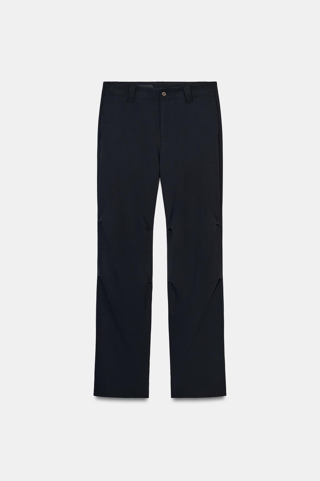 ПРЯМЫЕ БРЮКИ С ХЛЯСТИКАМИ