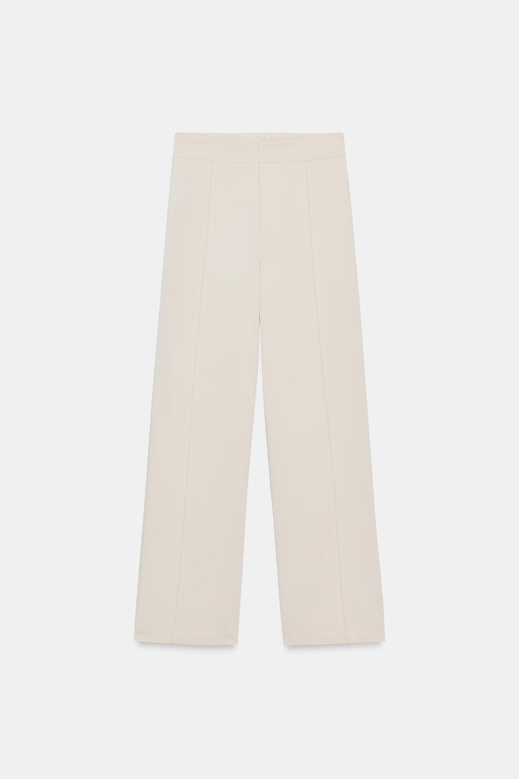 ПРЯМЫЕ БРЮКИ С ДЕКОРАТИВНОЙ СТРОЧКОЙ