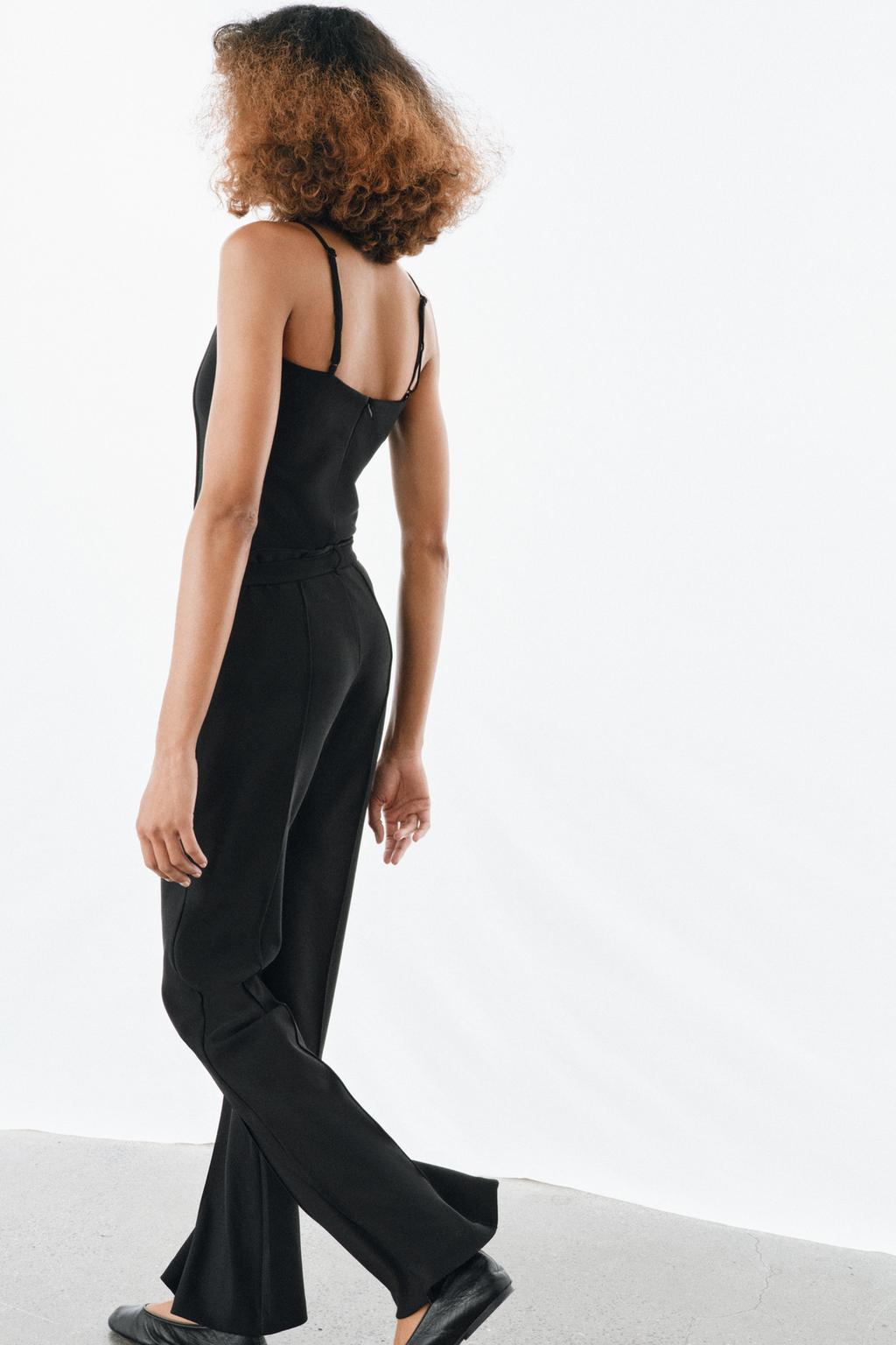 БРЮКИ ИЗ КРЕПА С ПОЯСОМ