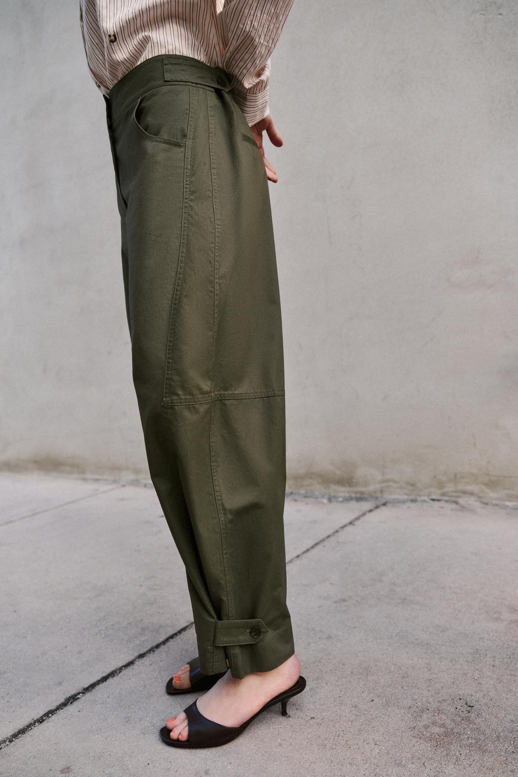 БРЮКИ BARREL СО ШЛЕВКАМИ