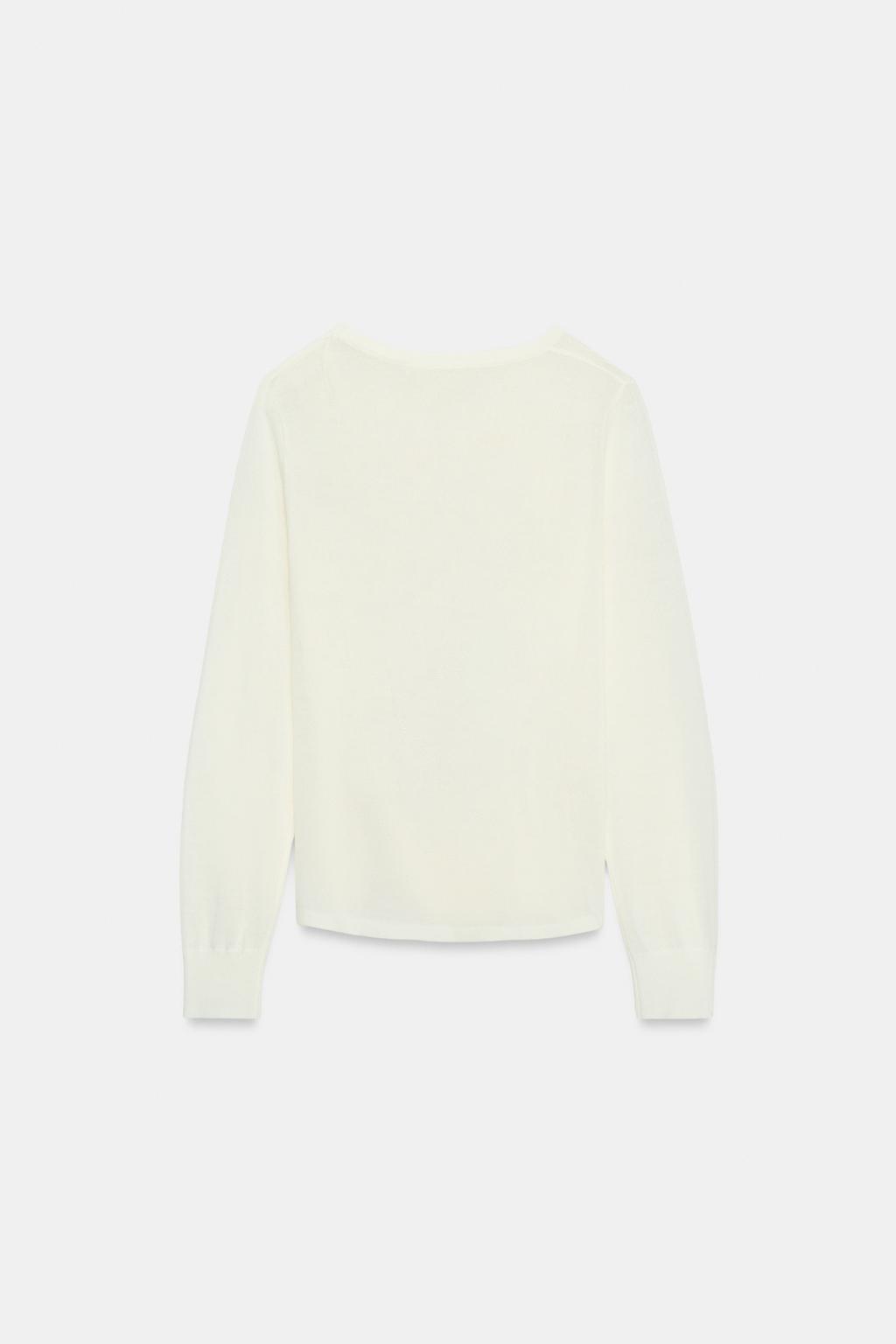 СВИТЕР ИЗ СТРУЯЩЕГОСЯ ТРИКОТАЖА