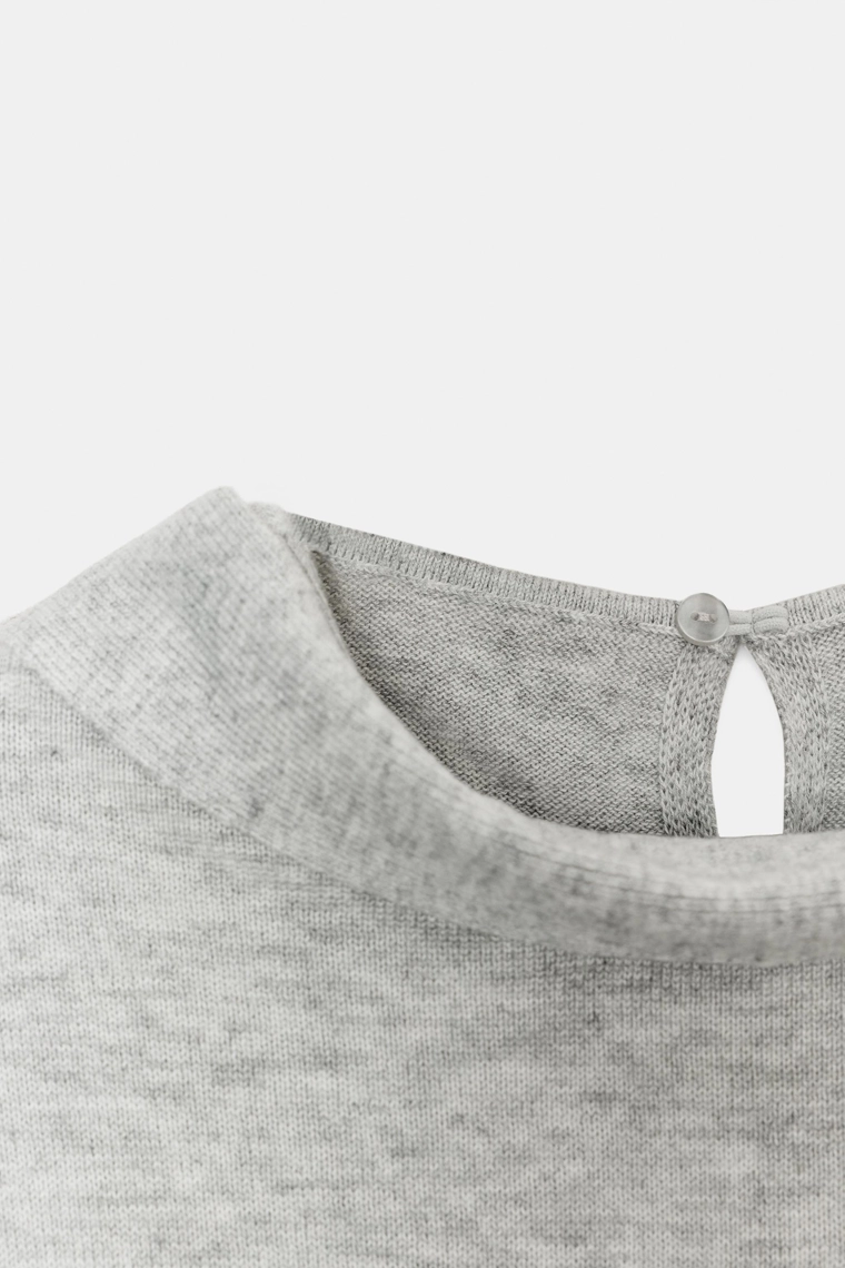 Плетеный жилет с бантом