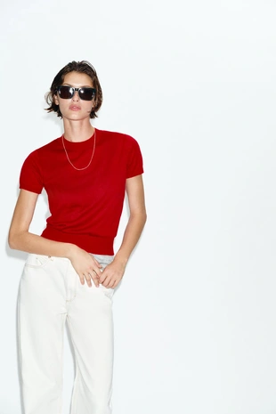 Топ из шерсти