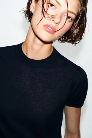 Топ из смесовой шерсти- Заказать в России