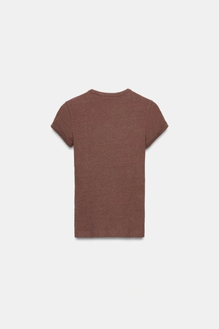 Футболка в стиле рустик со льном- Заказать в России