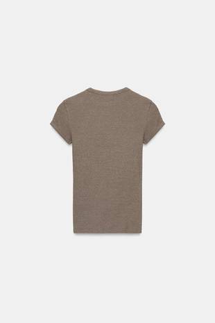 Футболка в стиле рустик со льном- Заказать в России