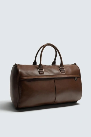 Гладкая дорожная сумка- Заказать в России