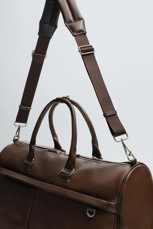 Гладкая дорожная сумка- Заказать в России