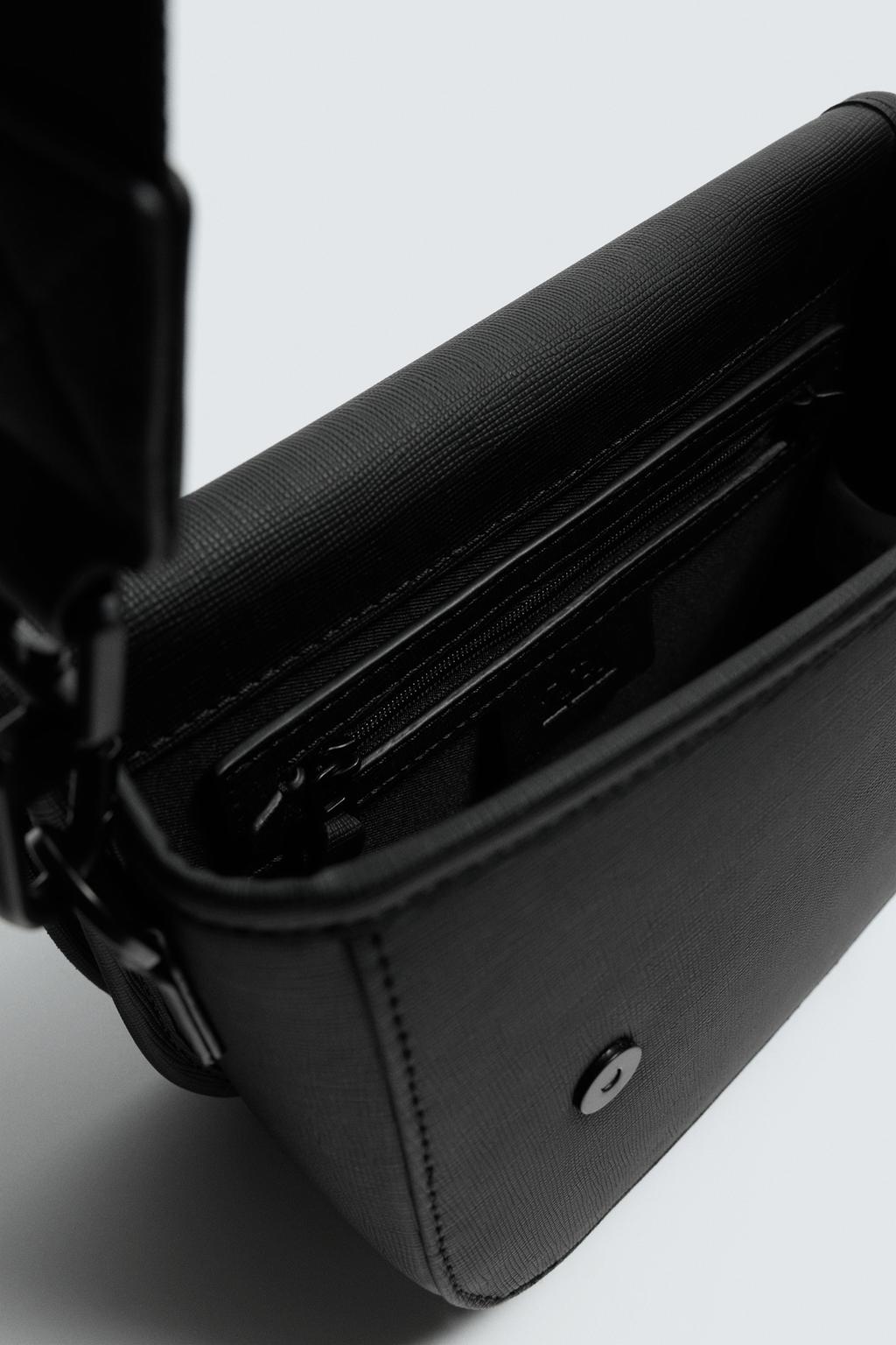 СУМКА С КЛАПАНОМ И ТЕКСТУРОЙ