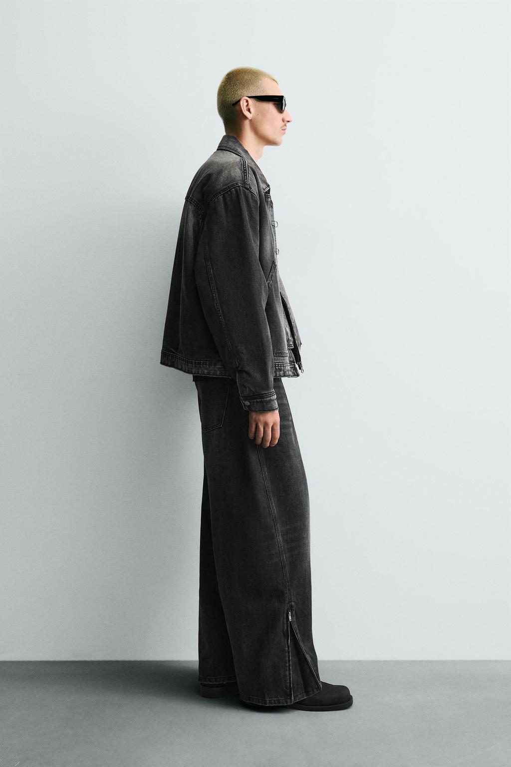 ДЖИНСОВАЯ КУРТКА BOXY FIT С НАВЕСНЫМИ ПЕТЛЯМИ