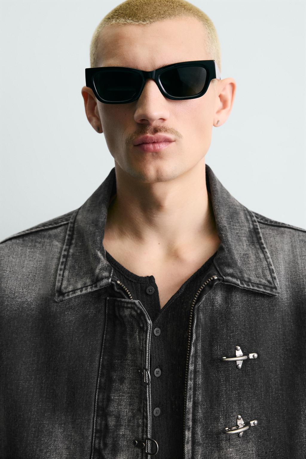 ДЖИНСОВАЯ КУРТКА BOXY FIT С НАВЕСНЫМИ ПЕТЛЯМИ