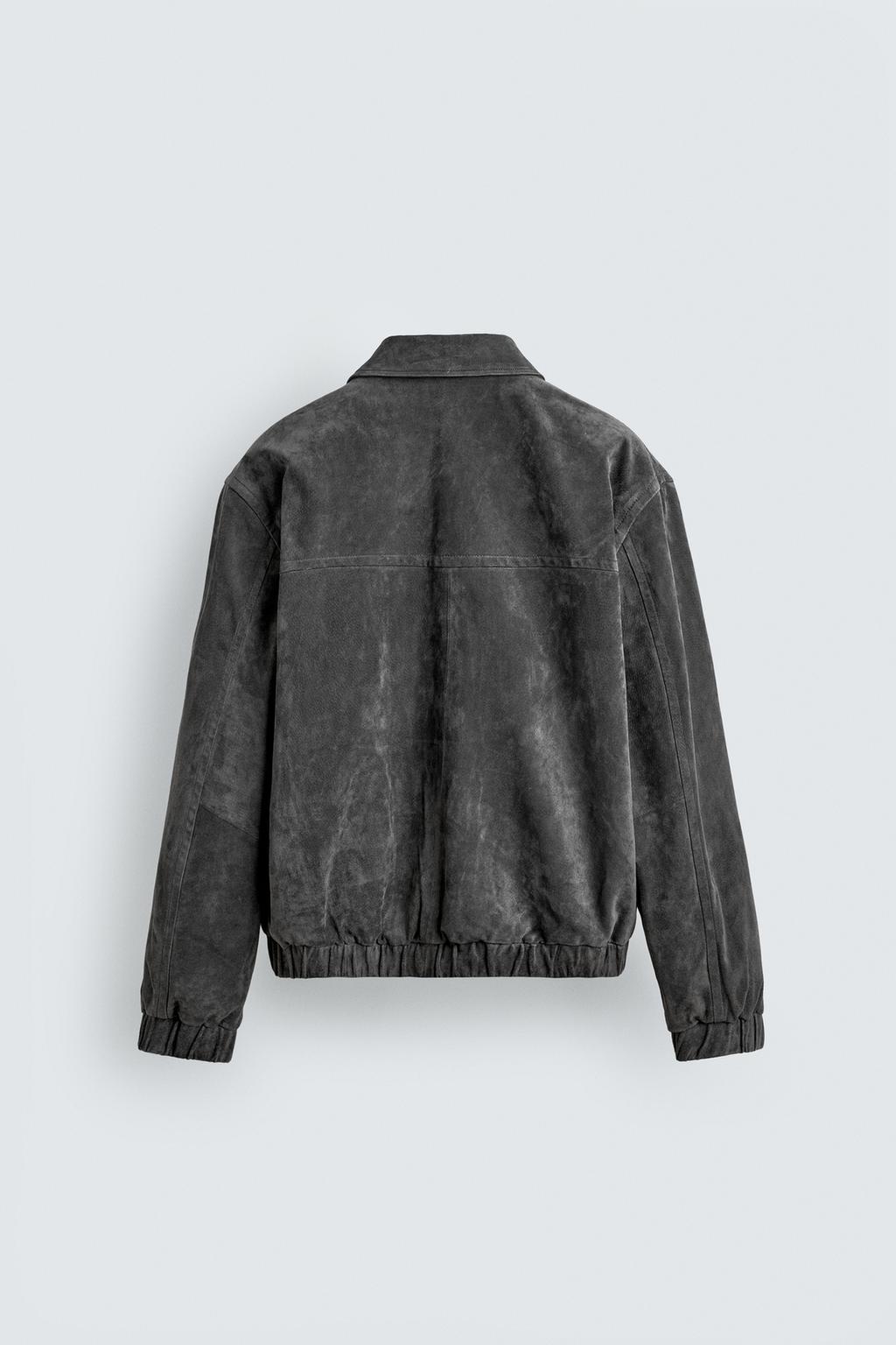 КУРТКА ИЗ ЗАМШЕВОЙ КОЖИ