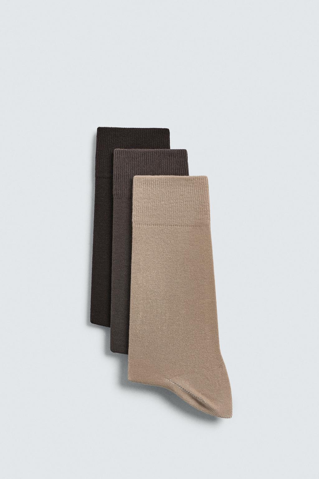 НАБОР ИЗ 3 ПАР НОСКОВ ЛЕГКОЙ СТРУКТУРЫ