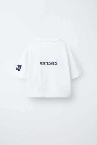 Футболка в стиле преппи с надписью