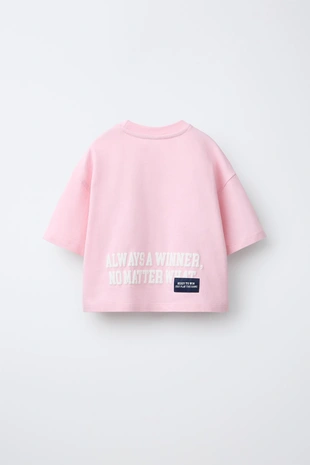 Футболка в стиле преппи с надписью