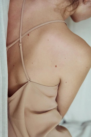 Платье-комбинация с многофункциональными бретелями