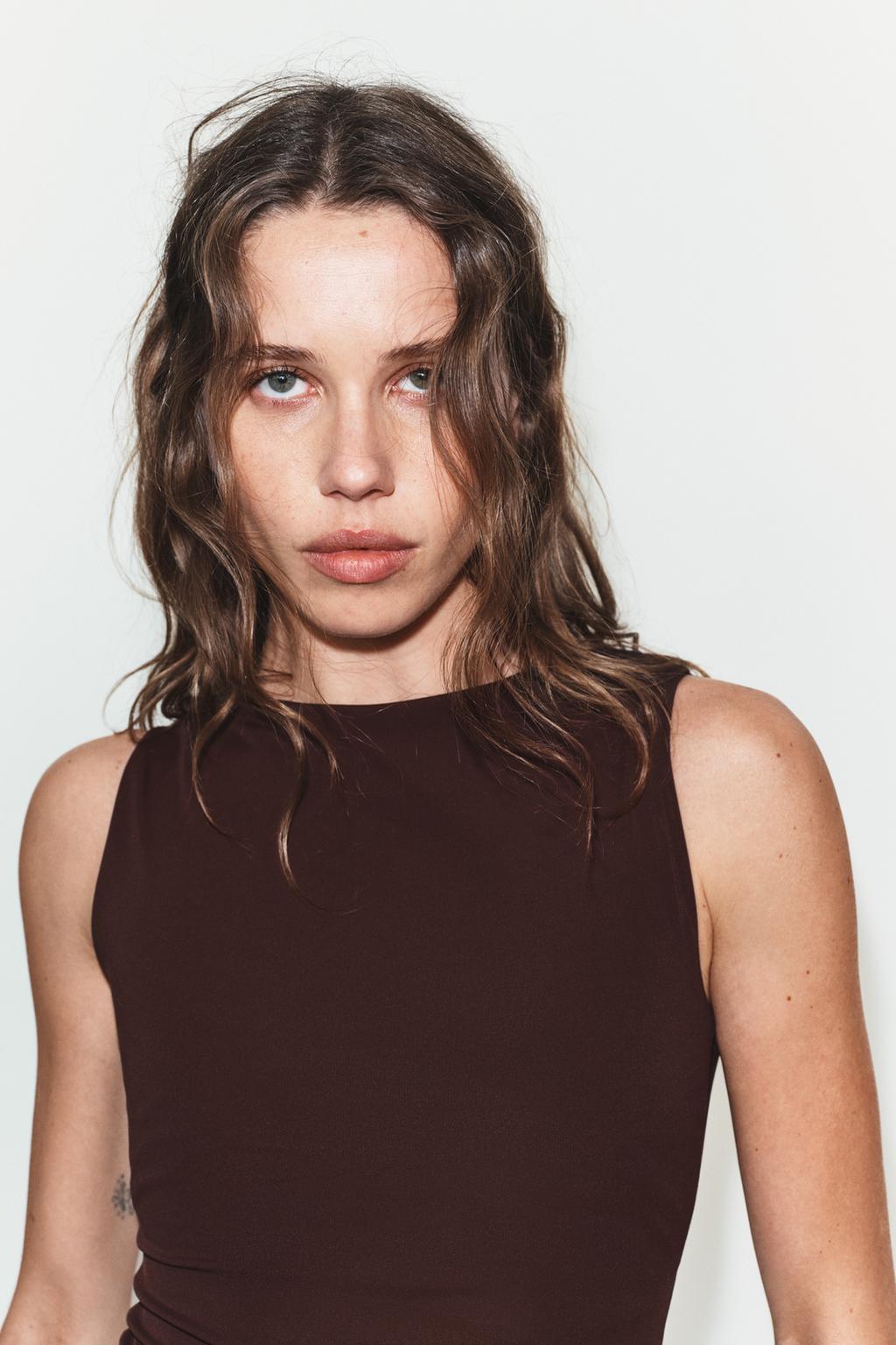 ДЛИННОЕ ПЛАТЬЕ ИЗ ПОЛУПРОЗРАЧНОЙ ТКАНИ