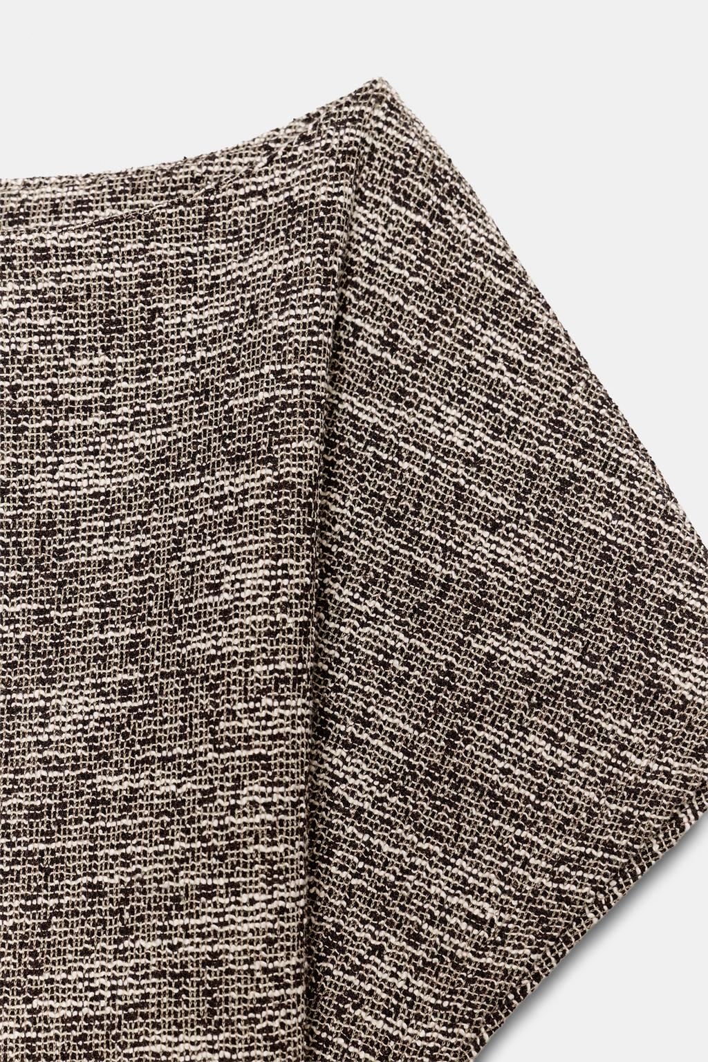 ПЛАТЬЕ МИДИ С ТЕКСТУРОЙ И РЕМНЕМ