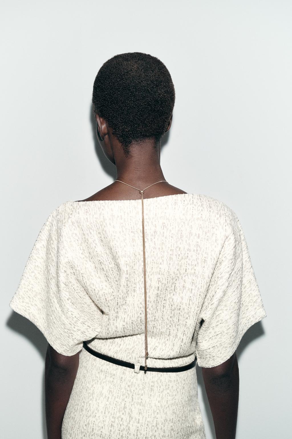 ТЕКСТУРНОЕ ПЛАТЬЕ МИДИ С ПОЯСОМ