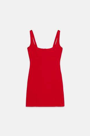 Короткое платье из интерлока- Заказать в России