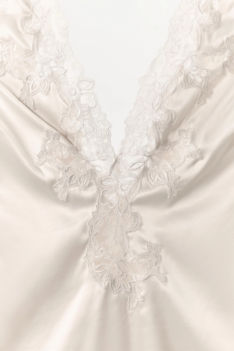 Боди из атласа с кружевом коллекции zw