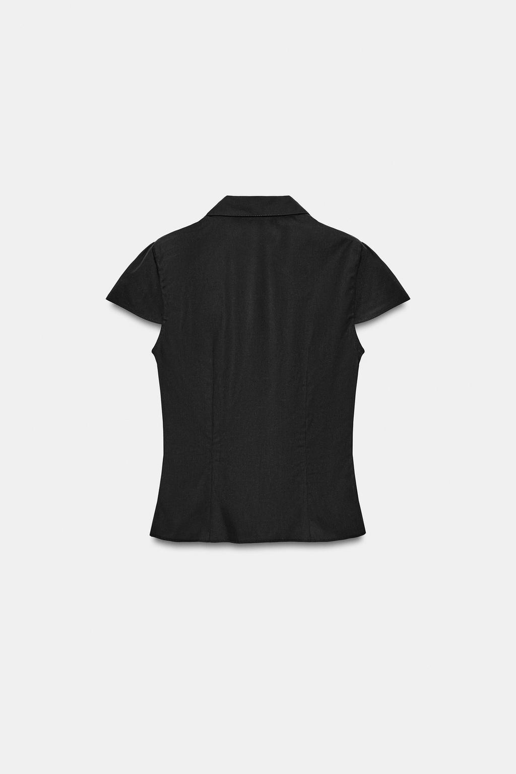 ТОП ИЗ ПОПЛИНА СО СБОРКАМИ