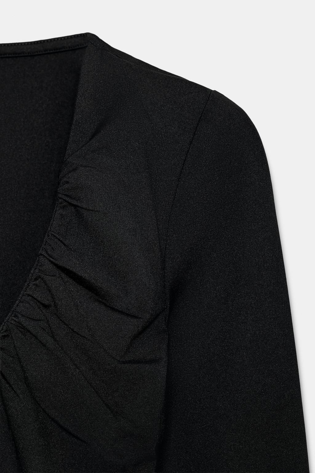 ТОП ИЗ ПОЛИАМИДА С ДРАПИРОВКОЙ