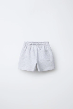 Шорты-бермуды базовые с текстовым принтом