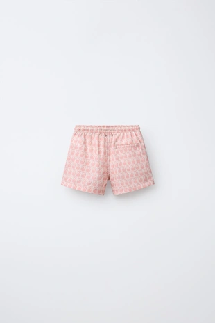 2-6 лет/ плавки-бермуды с пальмами- Заказать в России