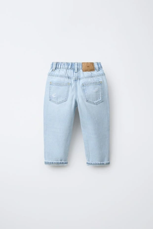 Джинсы BAGGY с разрезами- Заказать в России