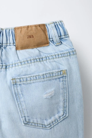 Джинсы BAGGY с разрезами- Заказать в России