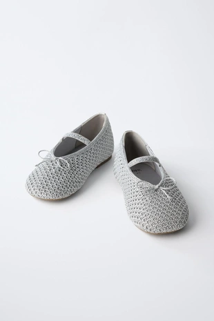 Вязаные балетки- Заказать в России