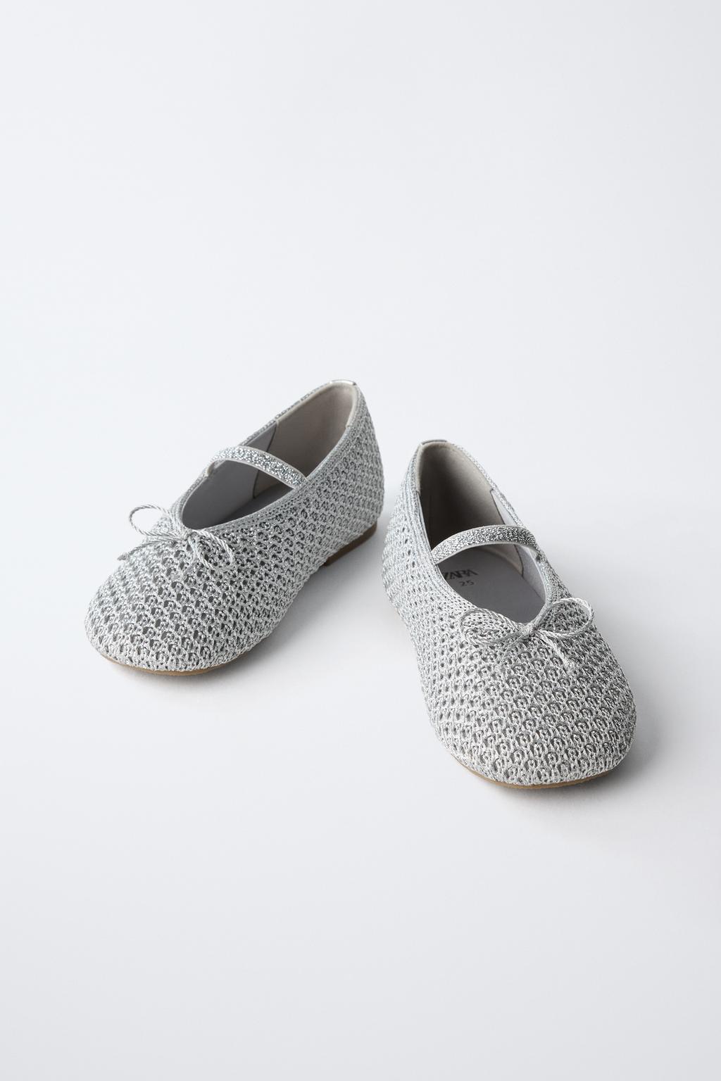 ВЯЗАНЫЕ БАЛЕТКИ