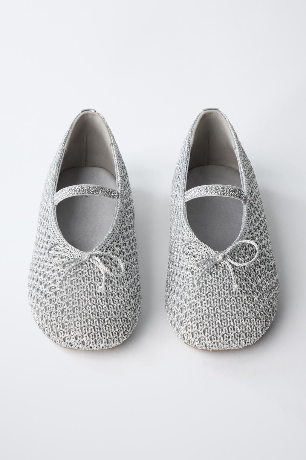 ВЯЗАНЫЕ БАЛЕТКИ