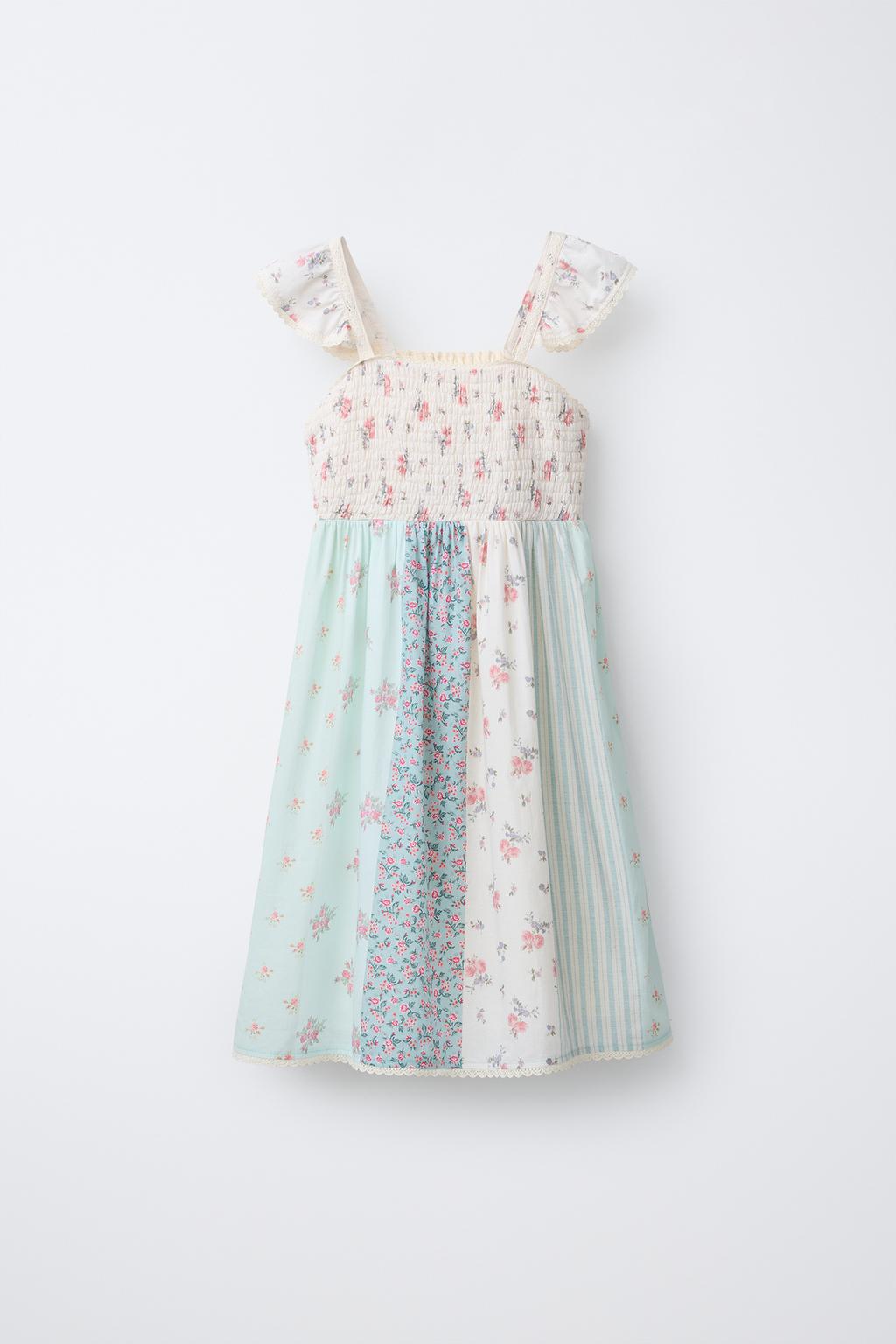 ПЛАТЬЕ ПЭЧВОРК С КРУЖЕВОМ