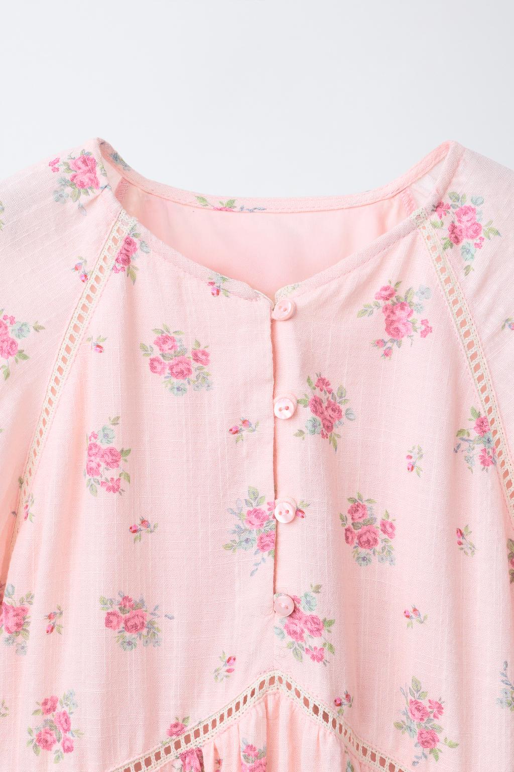 ПЛАТЬЕ С ЦВЕТОЧНЫМ УЗОРОМ