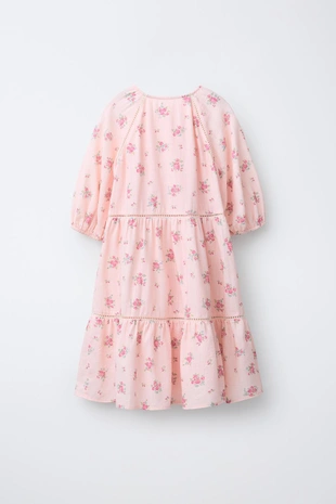 Платье с цветочным узором- Заказать в России