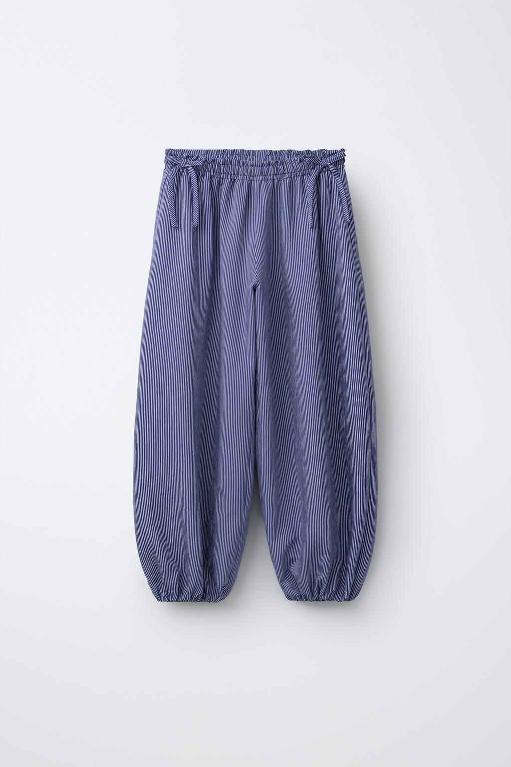 БРЮКИ БОМБАЧО В ПОЛОСКУ С БАНТАМИ