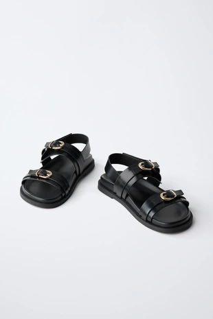 Сандалии с пряжками- Заказать в России