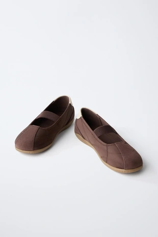 Балетки в спортивном стиле- Заказать в России