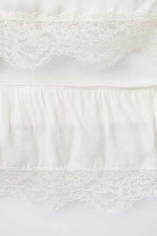 Толстовка с комбинированным кружевом- Заказать в России