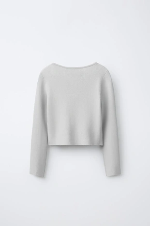 Кардиган с рельефным узором- Заказать в России