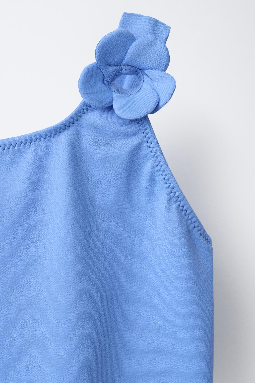 6-14 ЛЕТ/КУПАЛЬНИК С ОБЪЕМНЫМИ ЦВЕТАМИ