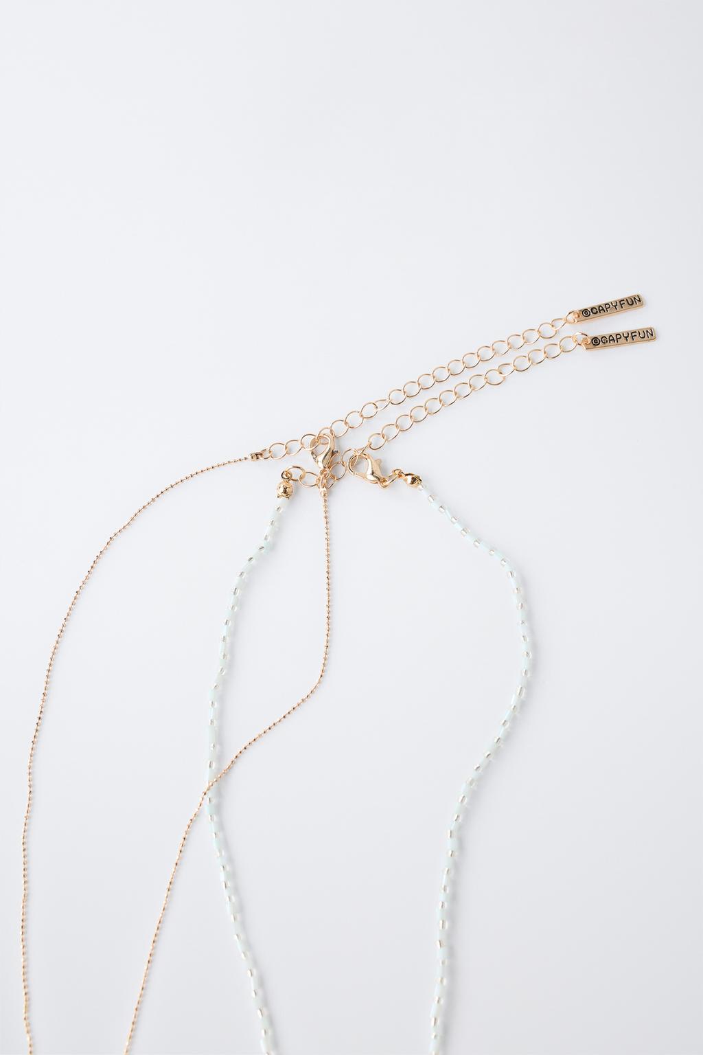 НАБОР ИЗ ДВУХ ОЖЕРЕЛИЙ С БУСИНАМИ «КАПИБАРА КАПИФАН» ©