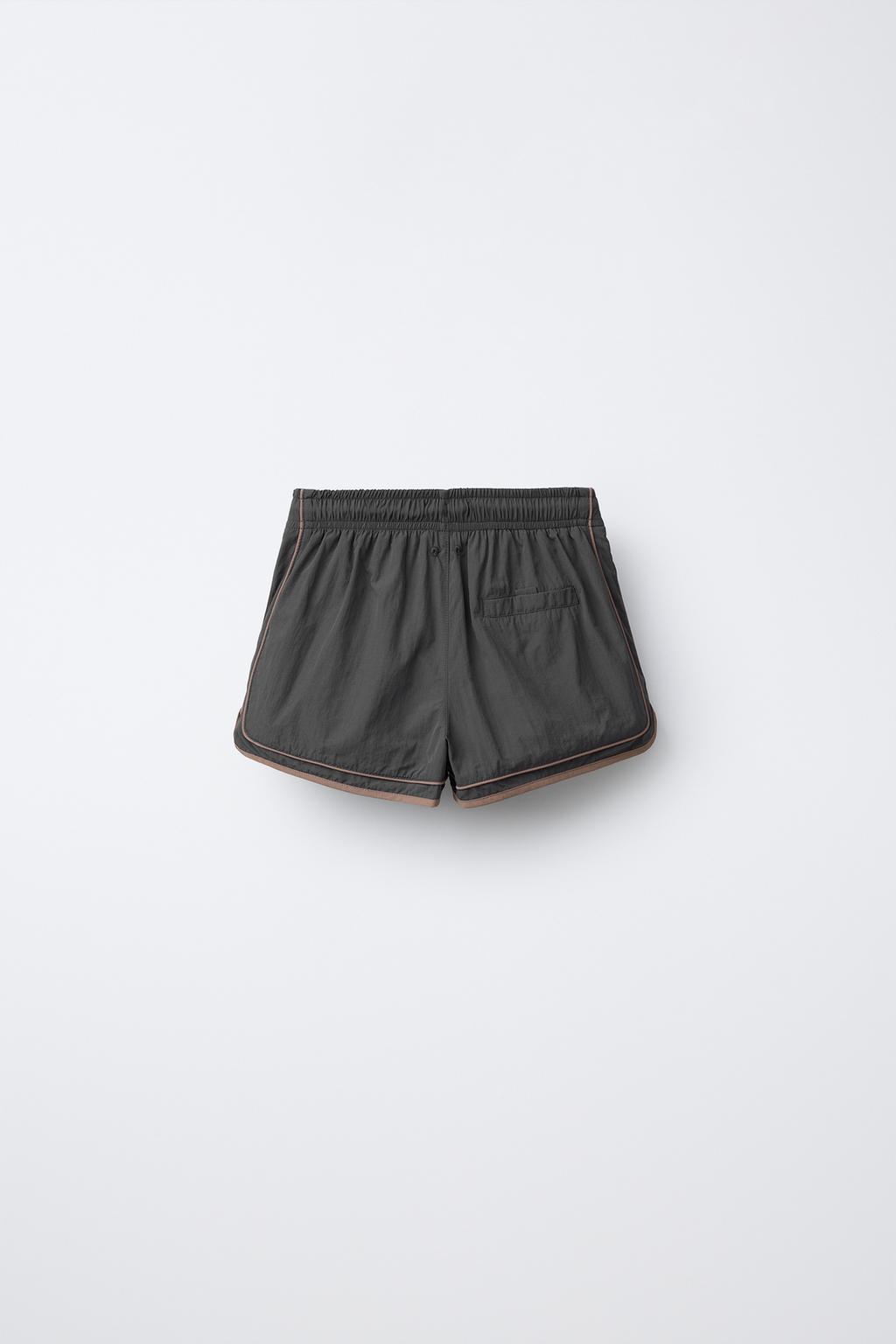 6-14 ЛЕТ/ПЛАВКИ-БЕРМУДЫ С КОНТРАСТНЫМИ ПОЛОСАМИ