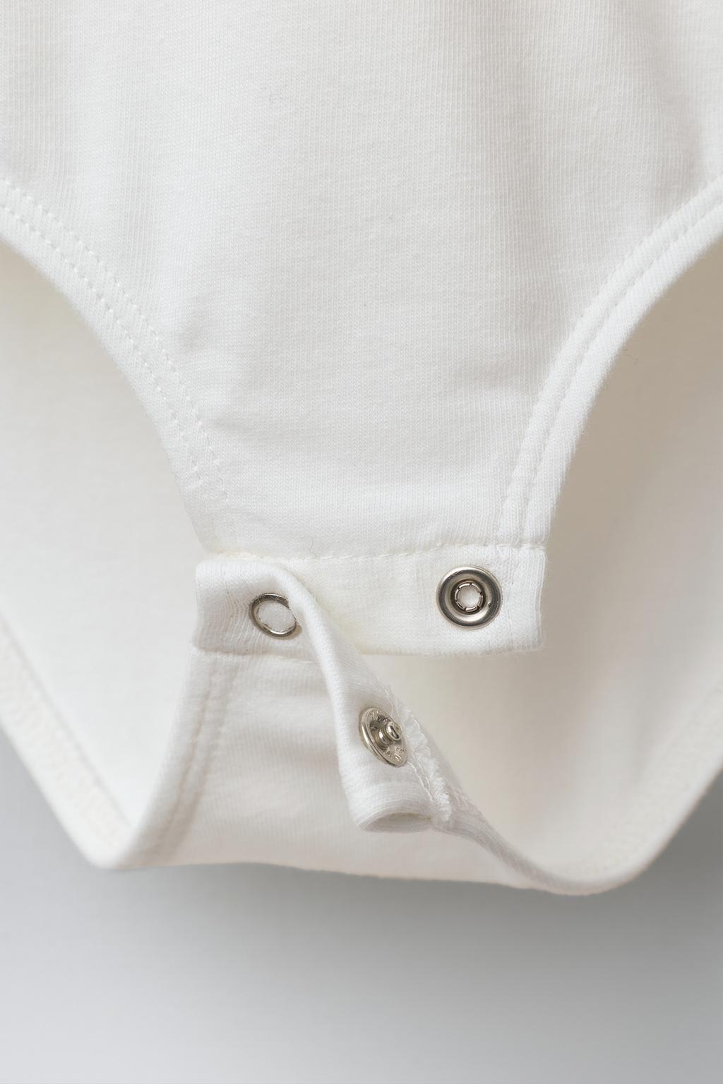 БОДИ С ДВОЙНЫМ ВОРОТНИКОМ ИЗ ТЮЛЯ