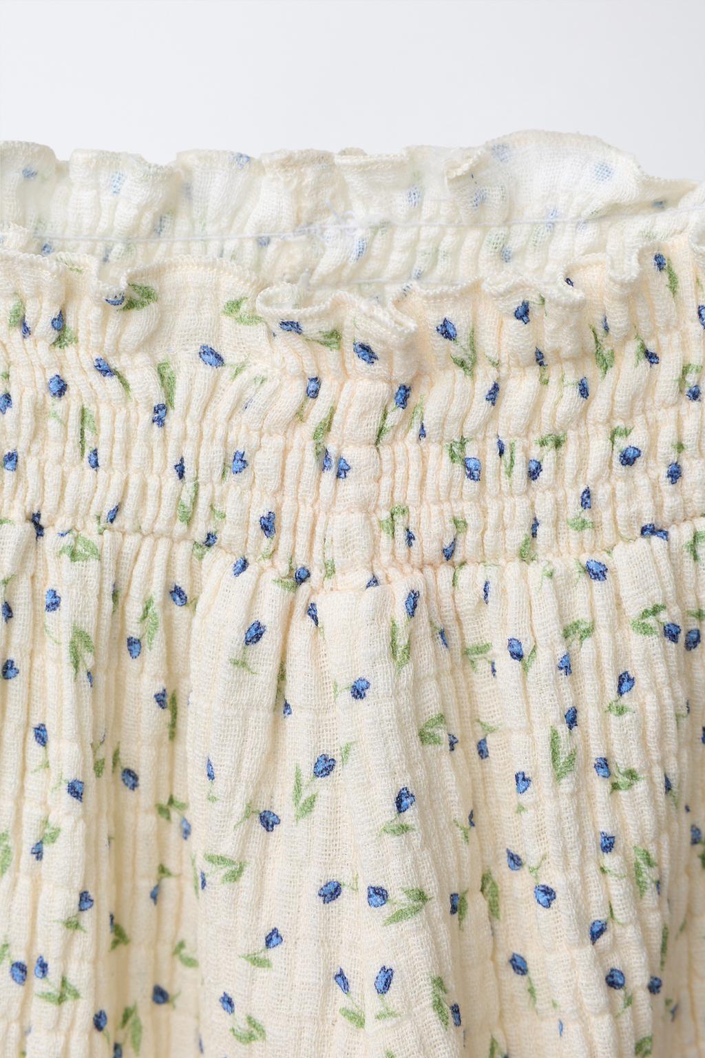 БРЮКИ Багги С ЦВЕТОЧНЫМ УЗОРОМ